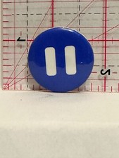 Listing image for Pause Sign Button Pinback