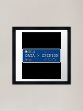 Listing image for Data Science Shirt - Statistics Dat Framed Wall Art Poster Canvas Print Picture