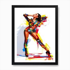 Listing image for Fashion Model AI - High Fashion Art Framed Wall Art Poster Canvas Print Picture