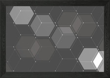 Listing image for Future technology Framed Wall Art Poster Canvas Print Picture