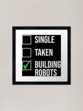 Listing image for Single Taken Robots Robotics Engine Framed Wall Art Poster Canvas Print Picture