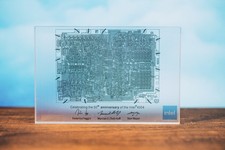 Listing image for Intel 4004 CPU Resin Display, 50th Anniversary Tech Art, Retro Computer Gift