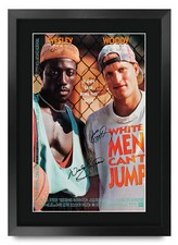 Listing image for White Men Can't Jump Movie Poster Signed Printed Autograph A3 Framed Memorabilia