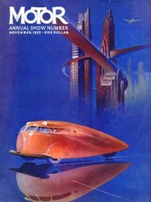 Listing image for Magazine Cover Motor Technology Future City 30X40 Fine Art Print Poster Bb8003