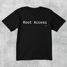 Listing image for Root Access - Unisex - Black T-Shirt - Hacker - Hacking - Cyber Security