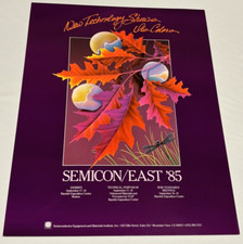 Listing image for SEMICON SEMI Semiconductor 1985 Boston Technology Tech Computers Ad Poster