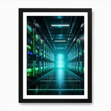 Listing image for Future Proof Data Center Employing Framed Wall Art Poster Canvas Print Picture