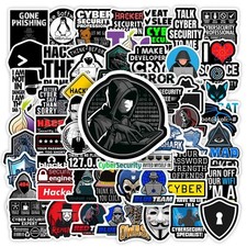 Listing image for Cybersecurity Hackers Network Security Engineers Stickers DIY Gift Decal for Lap