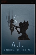 Listing image for A I Artificial Intelligence 3 Movie Poster Art Print Artwork Memorable Soundtrac