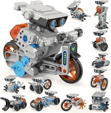 Listing image for 12-in-1 STEM Robot Kit Toys for Kids 8-12 12-16, DIY Robot Building Educational