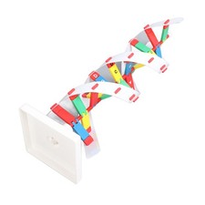 Listing image for Colorful Double Spiral DNA Model Kit Improve Interest For Kids Plastic Exce AM9