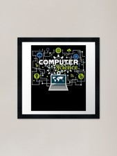 Listing image for Computer Science - Proud Computer S Framed Wall Art Poster Canvas Print Picture