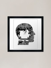 Listing image for Artificial Intelligence Framed Art Framed Wall Art Poster Canvas Print Picture