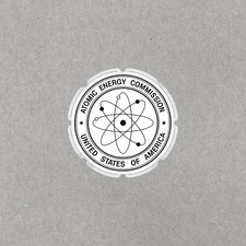 Listing image for Atomic Energy Commission USA Seal Sticker | Science Physics Nuclear Vinyl 4993