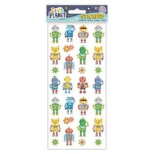 Listing image for Fun Robot Robots Stickers for Kids Craft & Decoration WD95