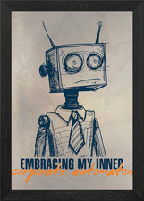 Listing image for Inner Corporate Automation Framed Wall Art Poster Canvas Print Picture