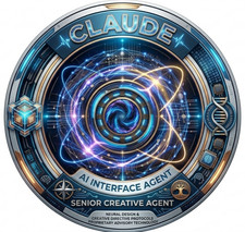 Listing image for Claude Ai Agent Artificial Intelligence Agentic Hi-Tech Economy 3" Vinyl Decal
