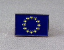 Listing image for EU - EUROPEAN UNION FLAG ENAMEL PIN BADGE - NEW