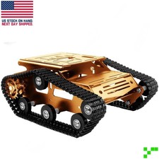 Listing image for Smart Robot Platform DIY Chassis Kit Crawler Tank Motors for Pi Arduino Maker