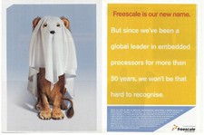Listing image for 2004 Freescale Semiconductor Processors Launched Motorola Retro Print Ad/Poster