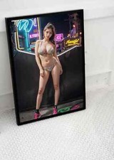 Listing image for SEXY GIRL POSTER PRINT AI ANIME CYBERPUNK EROTIC WALL ART A4 A3 A2 A1 SIZE
