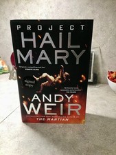 Listing image for SIGNED PROJECT HAIL MARY ANDY WEIR C.O.A. LIMITED RARE UK RED 1ST PRINTING