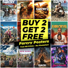 Listing image for Far Cry Farcry Video Game Poster Art Print Wall Home Room Decor Art A2 A3 A4 A5