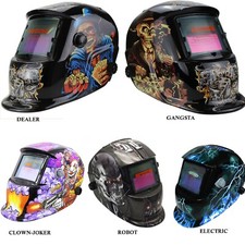 Listing image for Auto Darkening Welding Helmet Solar Powered Welders Mask ARC TIG MIG Grinding UK