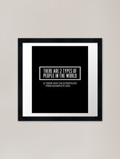 Listing image for Statistics Joke Framed Art Print Framed Wall Art Poster Canvas Print Picture