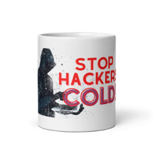 Listing image for Stop Hackers Cold Mug - Your Cybersecurity Companion! Order Now!