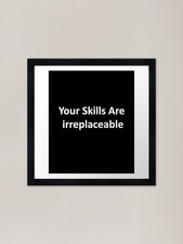Listing image for Anti AI Anti Machine Learning Say N Framed Wall Art Poster Canvas Print Picture