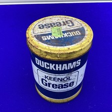 Listing image for Vintage Duckhams Grease Tin Garage Memorabilia Petroliana Automobilia Oil Can