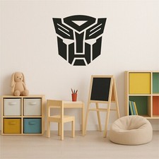 Listing image for Transformers Autobot Logo Decal | Robot Car Sticker | Sci-Fi Vinyl Home Kids Art