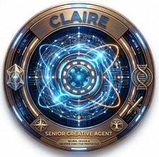 Listing image for Claire Ai Agent Artificial Intelligence Agentic Hi-Tech Economy 3" Vinyl Decal