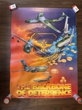 Listing image for Vintage 1985 USAF Military Airlift Command Poster - 24x17.5