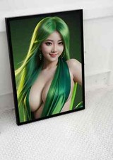 Listing image for SEXY ASIAN GIRL POSTER AI FANTASY FUTURE EROTIC LARGE SIZE A4 A3 A2 A1