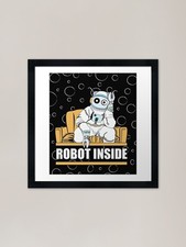 Listing image for Robot Inside Robot Inside Framed Ar Framed Wall Art Poster Canvas Print Picture