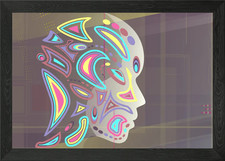 Listing image for artificial intelligence Framed Wall Art Poster Canvas Print Picture