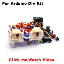 Listing image for Animatronic Eyes DIY kit for Arduino Bionic robot SG90 servo Joystick control