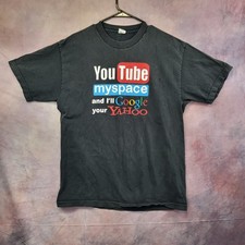 Listing image for Tech IT Joke T-Shirt Coding Ai Men's Large Faded Black Fade