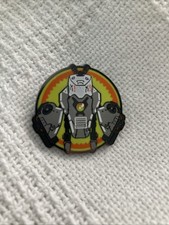 Listing image for Loot Crate May 2016 Power Robot Pinback Hat Bag Pin Button Round
