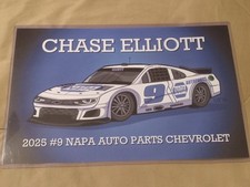 Listing image for New Motorsports 11x17 Artist Poster 2025 Chase Elliott NASCAR Race Car (NO AI)