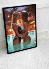 Listing image for SEXY AI CYBORG GIRLS ANIME POSTER FANTASY ART ADULT EROTIC CYBERPUNK A2 A1 SIZE